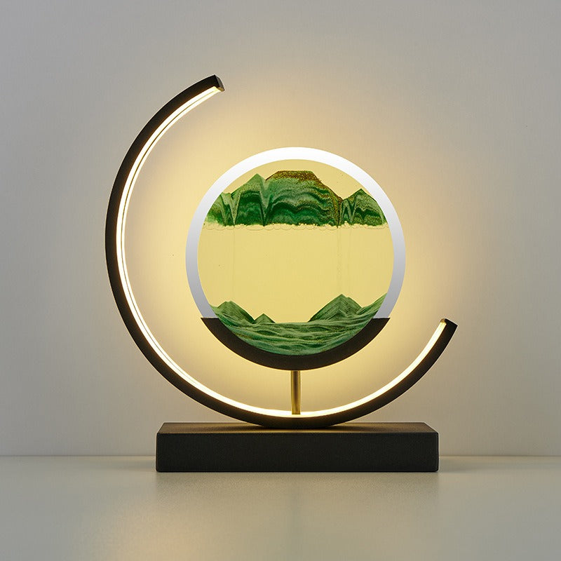 BlackBase Green moving sand art table lamp quicksand usb variants 0.jpg