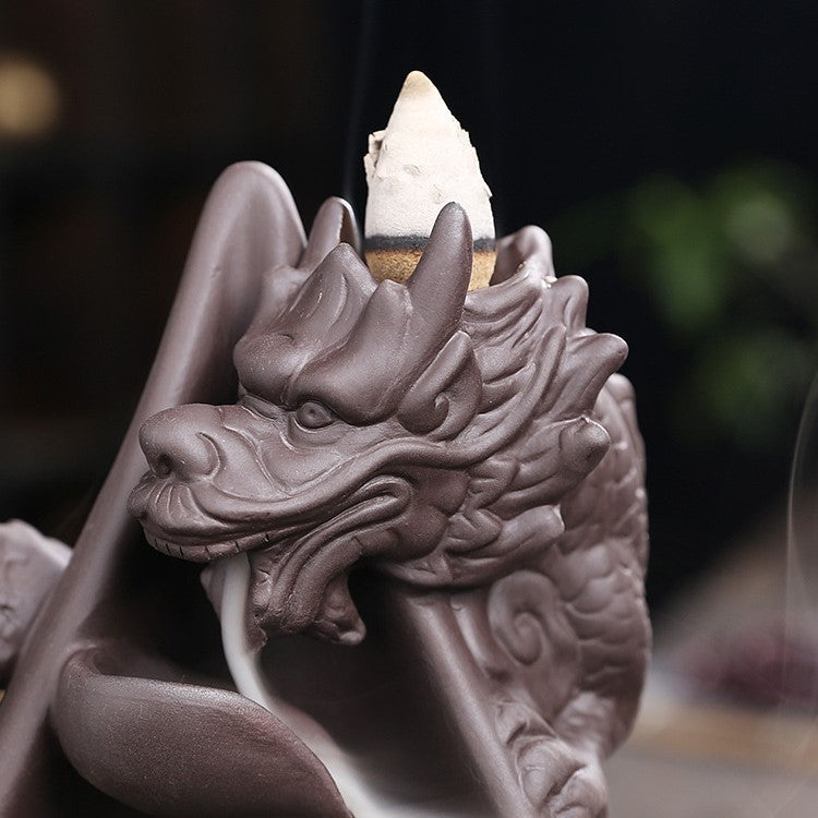 Dragon Cascading Ceramic Incense Cone Burner 2.jpg