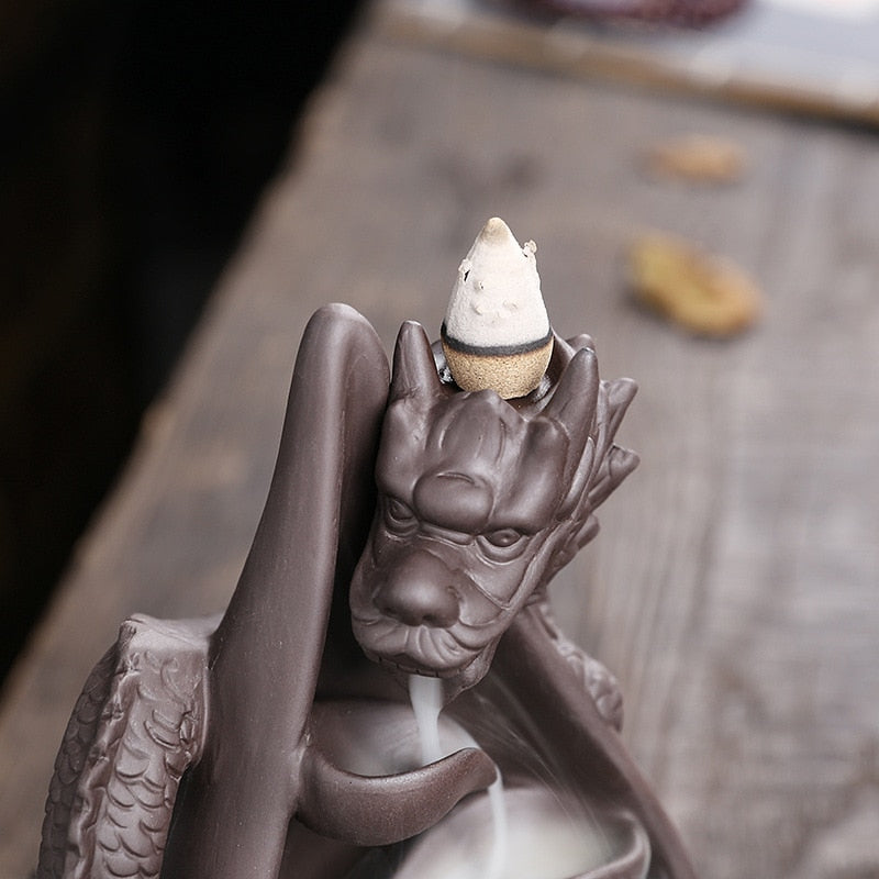 Dragon Cascading Ceramic Incense Cone Burner 4.jpg