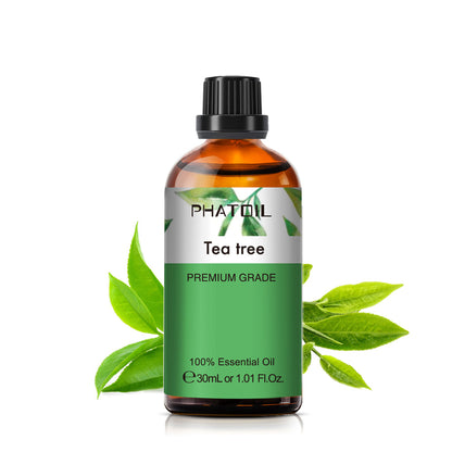 JCgz2pcs 30ml Pure Nature Tea Tree Essential Oils Eucalyptus Lavender Peppermint Aromatic Oil for Humidifier Candles.jpg