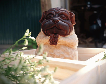 dark poly meditating dog statue 1.jpg
