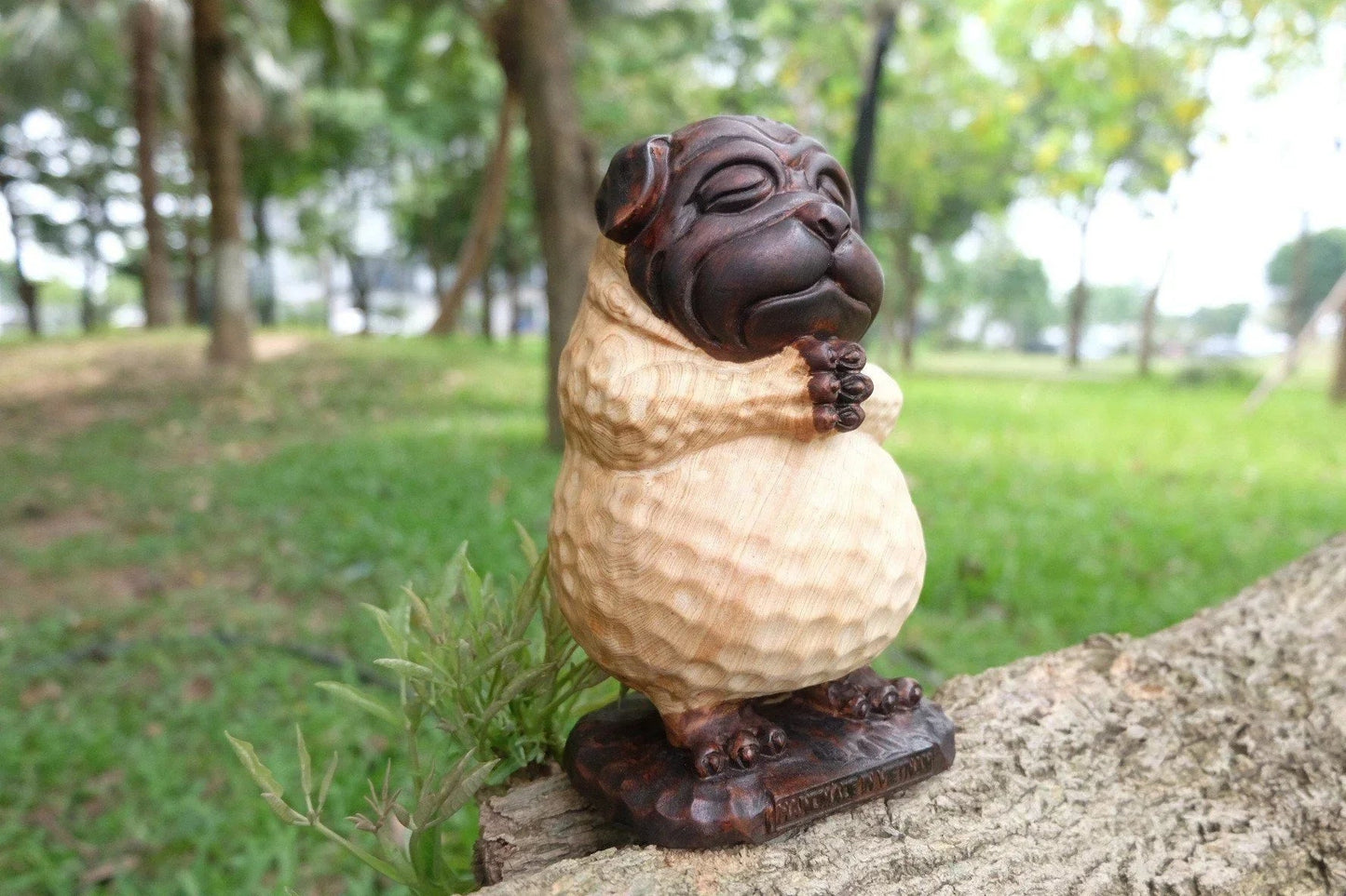 dark poly meditating dog statue 2.jpg