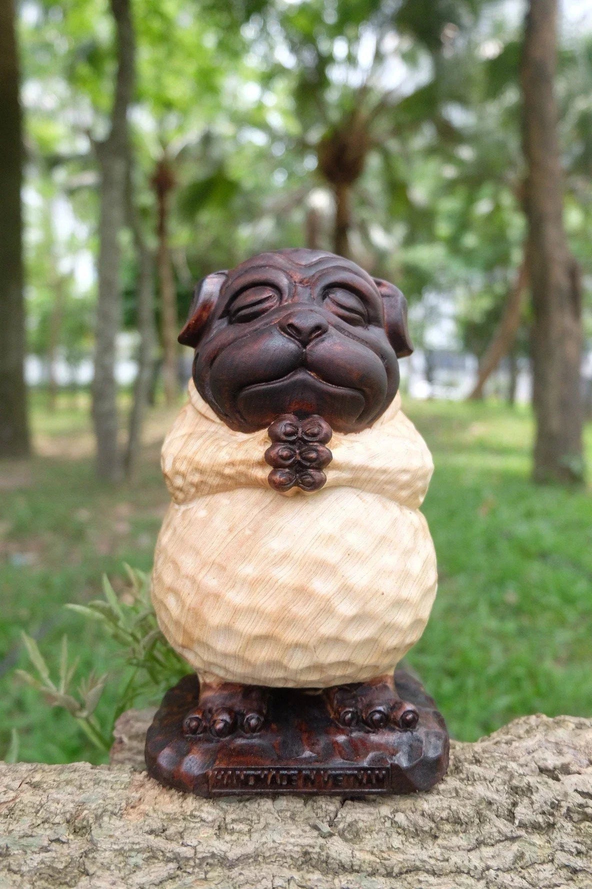 dark poly meditating dog statue 5.jpg