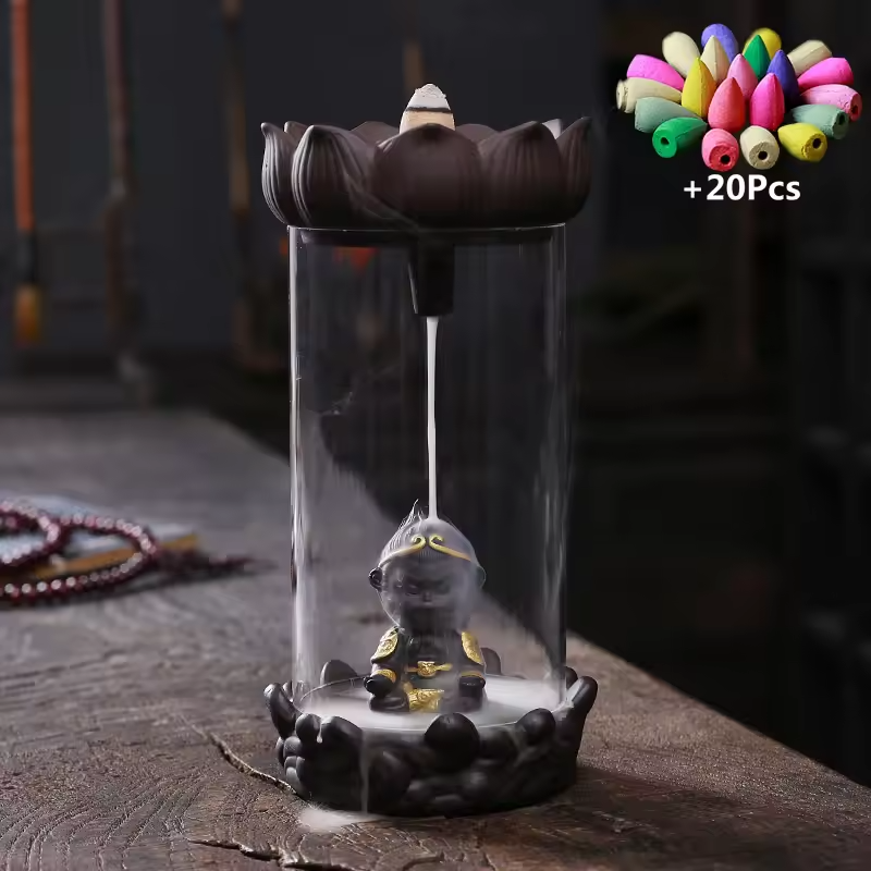 little monk backflow glass incense burner.png