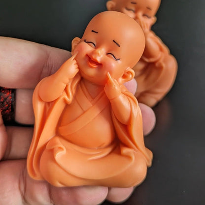 set 4 pink little monk buddha statues 9.jpg