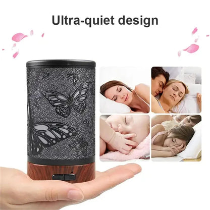 yX4JEssential Oil Diffuser Metal Ultrasonic Aroma Diffusor Quiet Vintage Mist Humidifier Auto Shut Off for Office.jpg